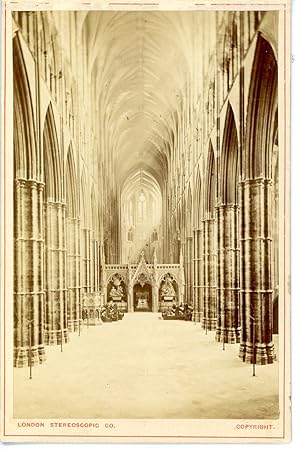 London Stereoscopic Co., London. Westminster Abbey. The Nave