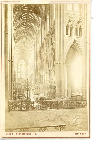 London Stereoscopic Co., London. Westminster Abbey. The Choir