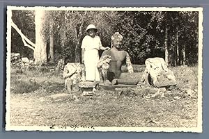 Indochine, Cambodge, Angkor Thom, Statue du Roi Lépreux