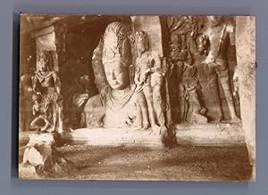 India, Sculptures des grottes de l'Ile Eléphanta