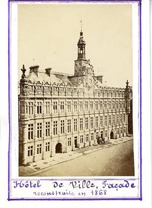 France, Valenciennes, Hôtel de Ville, Façade