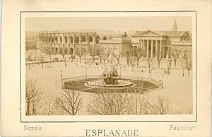 F. Fescourt, France, Nîmes, Esplanade