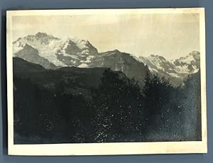 Suisse, La Jungfrau, vue de la Petite Scheideck