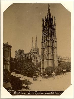 Charles Chambon, France, Bordeaux, Le Cour Pey Berland et la Cathédrale