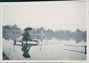 Burma, Fisherman on the Victoria Lake