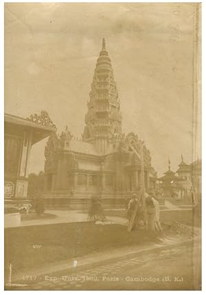 Image du vendeur pour A.C. Champagne, France, Paris, Exposition Universelle de 1889. Cambodge mis en vente par photovintagefrance
