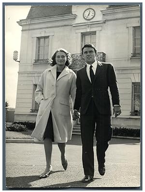 Gérard Blain et Monique Sobieski