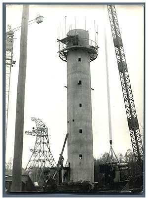 France, Record à Nancay, Tour en béton construite en moins de 4 jours