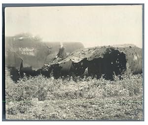 France, Pas-de-Calais, Usines. Réservoir à benzol