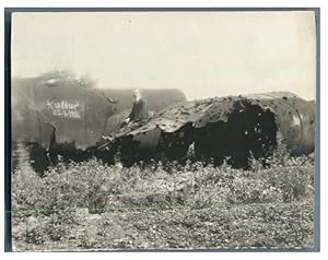 France, Pas-de-Calais, Usines. Réservoir à benzol