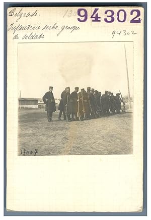 Serbia, Belgrade, Serbian infantry - group of soldiers