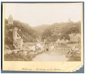 Suisse, Fribourg, Faubourg sur la Sarine