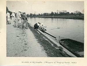 UK, Henley-on-Thames, A.S. Bell & W.J. Fernie, winners of Varsity in Paris, 1896