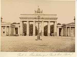 Allemagne, Berlin, Porte de Brandebourg et Place de Paris