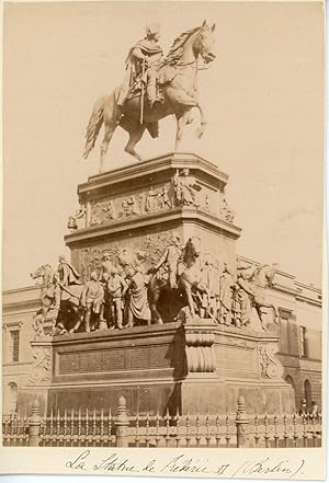 Allemagne, Berlin, La Statue de Frédéric II