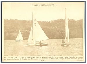 France, Voiliers dans le bassin de Meulan-Les Mureaux