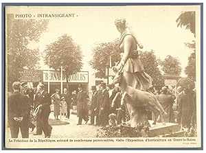 France, Président Albert Lebrun à l'Exposition d'Horticulture au Cours-la Reine