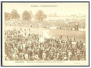 France, Chantilly, Une vue de l'Hippodrome le jour du prix de Diane