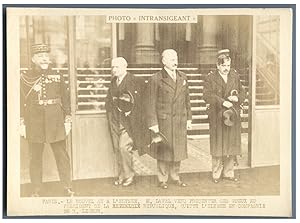 France, Paris, M. Laval et M. Albert Lebrun