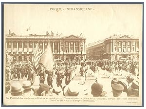 France, Paris, Festival des musiques militaires organisé par L'Intransigeant