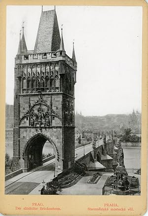 Tchécoslovaquie, Prague, Old Town Bridge Tower