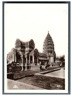 France, L'Exposition Coloniale de 1931 à Paris. Le Temple d'Angkor-Vat