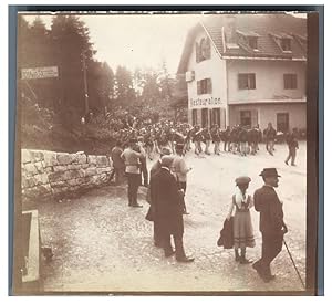 Italia, Trentino, Passo della Mendola. Restauration Schwemme