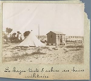 Tunisie, Tunis, La Goulette (          ), Le bagne, tente et bains militaires