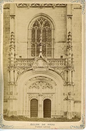 France Bourg-en-Bresse Monastère royal de Brou Portail latéral