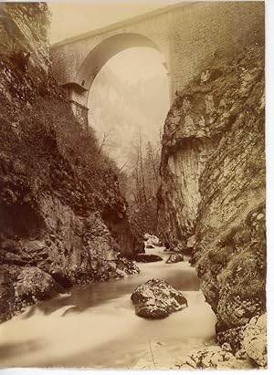 France, Isère, La Grande Chartreuse, Le pont Saint-Bruno