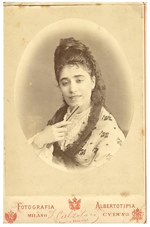 J. Calzolari, Portrait d'une femme