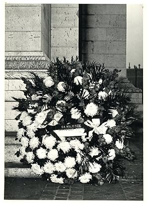 Indochine, gerbe en l'honneur du traité Franco-Laotien