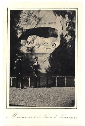 Suisse, Luzern, Monument du Lion