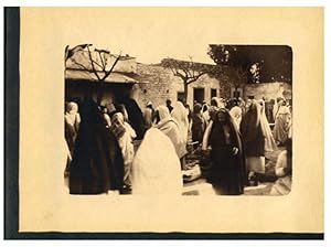 Tunisie, Scène de la vie des gens de Tunisie. Au marché