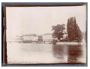 Suisse, Genève, Ile J.J. Rousseau