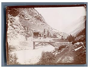 Suisse, Mont Zermatt vue de la Viège