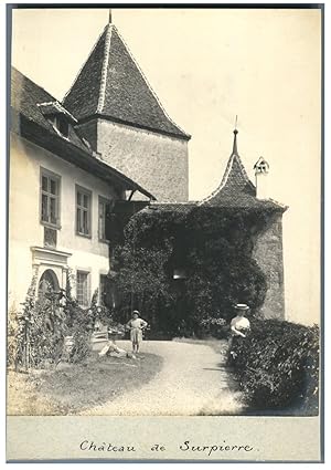 Schweiz, Fribourg, Château de Surpierre