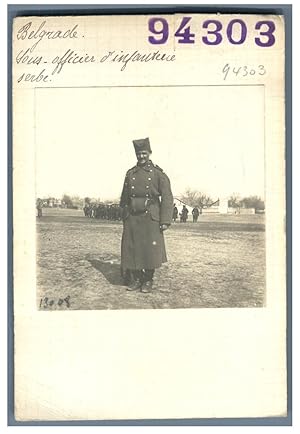 Serbia, Belgrade, Petty officer in Serbian Infantry