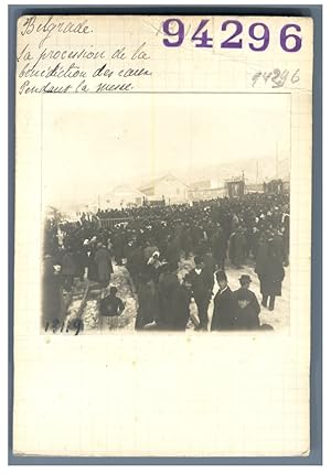 Serbia, Belgrade, Procession for blessing the waters