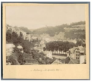 Suisse, Fribourg, Le Quartier Bas