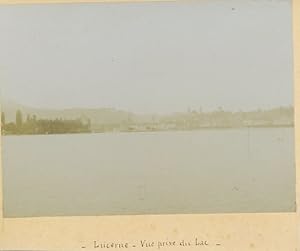 Suisse, Lucerne, Vue prise du Lac