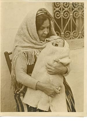 Ahmed Daladier et sa grand mère, à Tunis