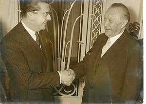 M.Gaillard et M.Adenauer