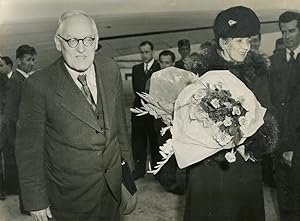 Andrei Vichinsky et son épouse, Orly, août 1948
