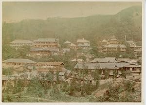 Japon Panorama d'un village