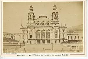 Monaco, le Théâtre du Casino de Monte-Carlo.