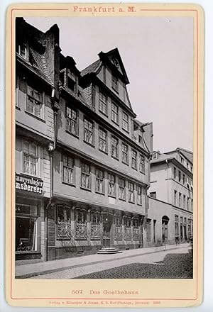 Allemagne, maison dans laquelle vivait Johann Wolfgang von Goethe à Francfort.