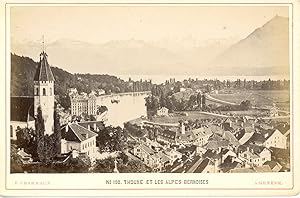 F. Charnaux, Suisse, Thoune, Thoune et les Alpes Bernoises