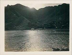 Chili, Les îles Juan Fernández, Vue prise du Paquebot RMS Orduna