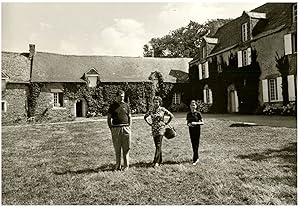 France, Olivier Guichard avec sa femme et fille